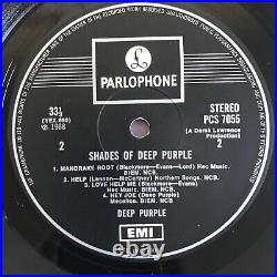 Deep Purple Shades Of Deep Purple Vinyl Lp Parlophone Uk Emi One Box Near Mint