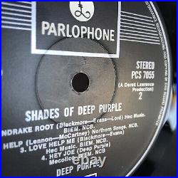Deep Purple Shades Of Deep Purple Vinyl Lp Parlophone Uk Emi One Box Near Mint