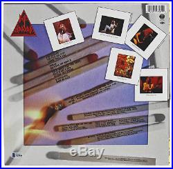 Def Leppard (5) Elliott, Savage +3 Signed Pyromania Album Cover BAS #A39184