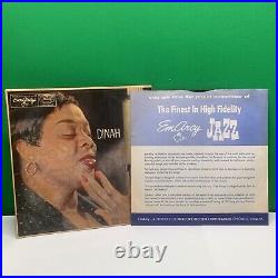 Dinah Featuring Dinah Washington Emacry High Fedility Jazz MONO LP Vinyl Album