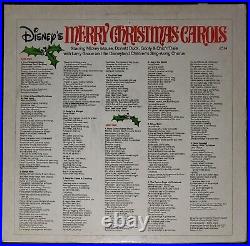 Disney's Merry Christmas Carols' Bill Farmer Autographed Album Cover + 33 Vinyl