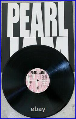 EDDIE VEDDER Pearl Jam Signed Auto Auotograph TEN 10 Vinyl Album Cover JSA