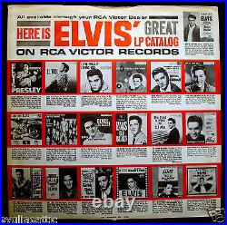 ELVIS PRESLEY-A DATE WITH ELVIS Album-RCA VICTOR #LPM-2011-Non Gatefold Calender