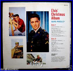 ELVIS PRESLEY-ELVIS' CHRISTMAS ALBUM-RCA VICTOR #LPM 1951-Scarce Long Play Label