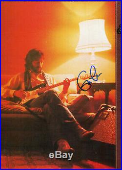 ERIC CLAPTON signed classic Backless album cover / Epperson LOA