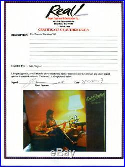 ERIC CLAPTON signed classic Backless album cover / Epperson LOA