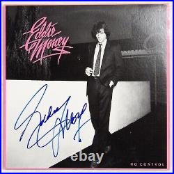 Eddie Money Signed No Control LP Album Cover JSA Authenticated