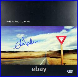 Eddie Vedder Pearl Jam Authentic Signed Yield Album Cover With Vinyl BAS #A85424