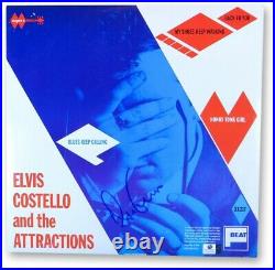 Elvis Costello Signed Autographed Album Cover Blues Keep Calling JSA U16597