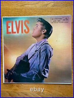 Elvis Presley Elvis LPM-1382 Ad Back Cover LP Second Album RARE, 1st Press