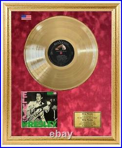 Elvis Presley Elvis Presley Signed Album Cover Photo & Vinyl Framed Display