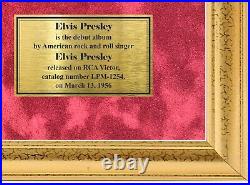 Elvis Presley Elvis Presley Signed Album Cover Photo & Vinyl Framed Display