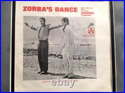 Elvis Presley Signed Zorba's Dance Album Cover Framed PSA/DNA RARE Graceland