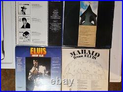 Elvis Presley Vinyl Records Lot Of 12 Record Albums Nice Collection