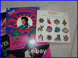 Elvis albums LP 78 various years covers rock music 1960 1970 small collection 7