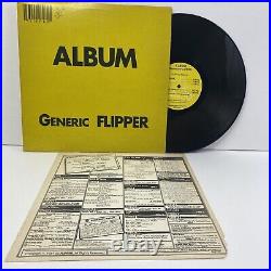 Flipper Album Generic Flipper (Vinyl LP 1st Press 1981, SSUB 25) withInsert L8445