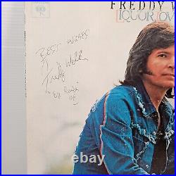 Freddy Weller Liquor, Love, And Life KC 34244 Promo LP With Signature