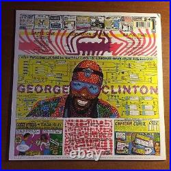 George Clinton Signed Funkadelic Album Cover COMPUTER GAMES JSA/COA P34350