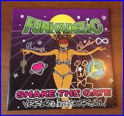 George Clinton Signed Funkadelic Album Cover Shake the Gate INSCRIBED JSA/COA