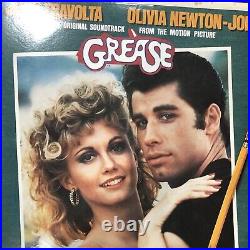 Grease Original Soundtrack Double Vinyl LP Record Album 1978 Release, Mint