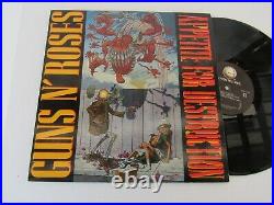 Guns'N' Roses lp Appetite For Destruction 1st Banned Cover Sterling