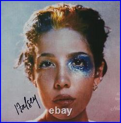 Halsey JSA Signed Autograph Album Record Vinyl Manic Lenticular Cover Glitter