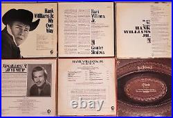 Hank Williams, Jr 6 Album Collection Vinyl Lot