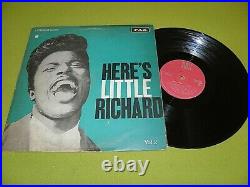 Here's Little Richard Vol. 2 RARE 1963 Israel Press PAX Blue Cover / Misprint