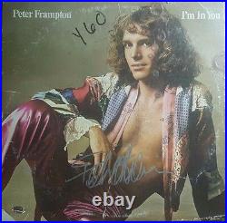 I'm In You Peter Frampton Hand Signed Album Cover Todd Mueller COA