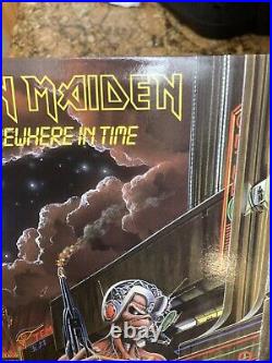 IRON MAIDEN SOMEWHERE IN TIME -1986 Promo Promotional Use Only Album LP