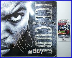 Ice Cube Signed Autographed Greatest Hits Vinyl Album Cover (No Vinyl) Proof JSA