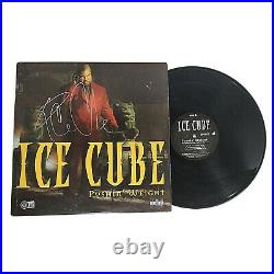 Ice Cube Signed Pushin' Weight Vinyl Record Album Cover Beckett NWA Autograph