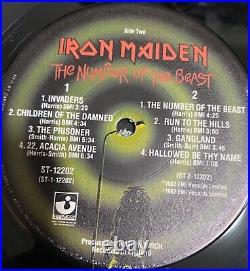 Iron Maiden THE NUMBER OF THE BEAST 1982 (LP, Album, Win)