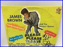 JAMES BROWN Please Please Please King 909 Signed Autographed LP Album Cover