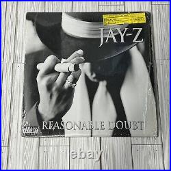 Jay-Z reasonable doubt vinyl (2 LP) release 1996 33RPM Album Cover Has Plastic