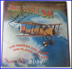 Joe Walsh Signed Autographed Record Album Cover Smoker You Drink JSA NN18230