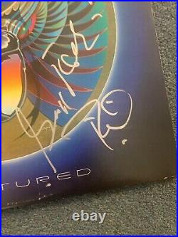Journey Autographed Vinyl Cover Album Captured Perry Schon Rolle Rare V177