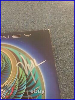 Journey Autographed Vinyl Cover Album Captured Perry Schon Rolle Rare V177
