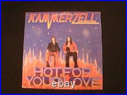 KAMMERZELL Hot For Your Love 1979 Private Vinyl 12'' Lp. / Hard Rock Metal