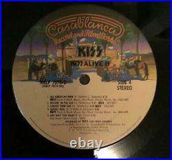 KISS Alive II Vinyl Record Album NBLP-7076 Misprint Cover With Book Vintage Etc