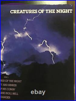 KISS'Creatures of the Night' Vinnie Cover 1983 Ltd Issue PURPLE vinyl Rare Lp