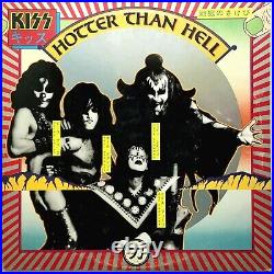 KISS Hotter Than Hell LP Original 1974 Casablanca NBLP 7006 PRC Press VG++