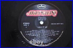 KISS Lick It Up 1983 LP Vinyl 422-814 297-1 M-1 1st Pressing with Lyric Sleeve