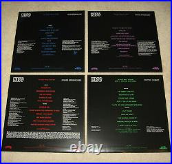 KISS Solo Albums 40th Anniversary Box Set COLORED VINYL 180g + Posters + Slipmat