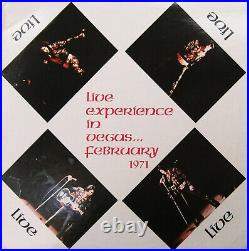 King ELVIS Presley LIVE EXPERIENCE IN VEGAS 2/71 Mega Rare 1st PRESS/COVER W@W