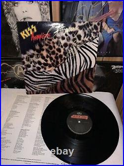 Kiss Full Autographed Album LP Cover ANIMALIZE Vinyl COA Guarantee 100% CARR