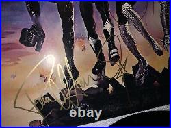 Kiss Full Autographed Album LP Cover DESTROYER Vinyl COA Guarantee 100%