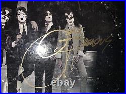 Kiss Full Autographed Album LP Cover Dressed To Kill Vinyl COA Guarantee 100%