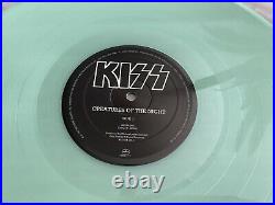 Kiss Ltd Ed Creatures Of The Night Glow In Dark Vinyl Lp Album Hype Sticker Nm