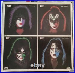 Kiss RARE Ace Frehley 1977 Solo LP with Paul Stanley Purple Back Cover NBLP 7121